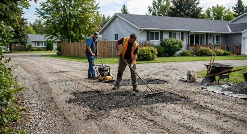 Gravel Parking Installation in Calvert County, MD